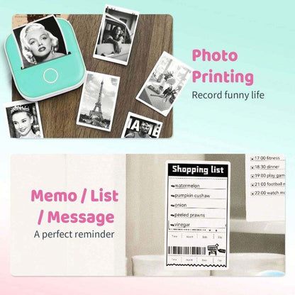 Mini Bluetooth Thermal Photo Printer for Students