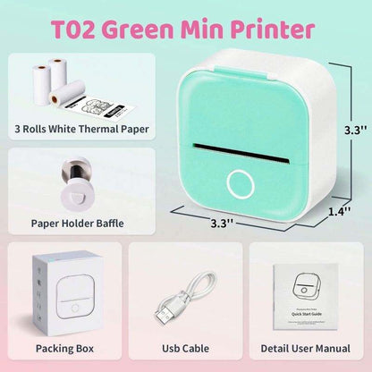 Mini Bluetooth Thermal Photo Printer for Students